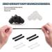 Buy Eyeglass Ear Grips | 12 Pairs of Silicone Ear Hook Cushions for Comfort & Secure Fit - Black & White Options - Buy Online on GoSupps.com