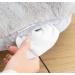 USB Foot Warmer - Electrical Heating Pillow for Winter | Washable Gray Slippers & Foot Pillows for Office Comfort - Buy Online on GoSupps.com