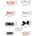 FEIlei 10Pcs 3D Bow Nail Art Decorations Bowknot Nail Accessories Nail Charms Nail Art - Buy Online on GoSupps.com