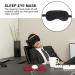 EXCEART 4pcs Blackout Sleep Mask - Silk Eye Masks for Men & Women | Soft Adjustable Night Eye Masks for Restful Sleep - Buy Online on GoSupps.com