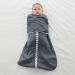 ZIGJOY 100% Cotton Baby Sleep Bag | Sleeveless Sleeping Sack 1.5 Tog | Dark Grey, 4-8 Months - Buy Online on GoSupps.com