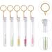 FOMIYES 10 Pcs Keychain Mascara Brush Mascarades for Women Diamond Mascara Wands with Tube Test Tube Crystal - Buy Online on GoSupps.com