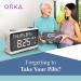 ORKA Talking Clock for Elderly Seniors | Medication Pill Reminder Recordable Alarm- Customize Multiple Alarms | Digital Day Clock 8 Display for Dementia & Impaired - Buy Online on GoSupps.com