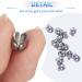 Qunweidi 100Pcs Fishing Weights Sinkers Kit - Round Split Shot Sinker & Egg Sinkers Combo - 5 Sizes - 0.007oz to 0.07oz - Silver - Buy Online on GoSupps.com