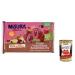 Italian Gourmet E.R. Misura Fibrextra Cornetti Croissant Pack of 12 Berries Red Beetroot and Raisins | 100% Whole Wheat Flour 308g + Gourmet Italian Polpa 400g