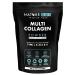 Nature Diet Multi Collagen Powder Unflavored 400G Highly Bioavailable Hydrolyzed Collagen Peptides Type: I II III V and X Contains Marine Collagen