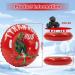 Snow Tubes - 2 Sets of 34 Inch Inflatable Sleds for Kids and Adults | Heavy Duty Hard Bottom, Thickened 0.5MM | Outdoor Sledding Fun for Boys and Girls - Buy Online on GoSupps.com