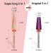 MelodySusie Super Long Nail Drill Bits 5 in 1 Carbide Tungsten Manicure & Pedicure Tool Professional Rose Gold Series Bit-X - Buy Online on GoSupps.com