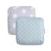 Sanitary Napkin Storage Bag 2pcs Menstrual Cup Pouch Cotton Cloth Portable Sanitary Napkin Pads Storage Bags Feminine Menstruation First Period Bag for Teen Girls Women Ladies(Dots)