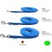 Terrified Biothane Dog Leash for Small Dogs - Durable 9mm Light Blue Hundeleine (1.30m with Hand Loop) | International Shipping - Buy Online on GoSupps.com