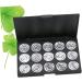 MUSISALY 3pcs 15 Empty Eyeshadow Palette Travel Cosmetic Case Empty Eyeshadow Case Empty Cosmetic Silver - Buy Online on GoSupps.com
