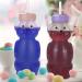 Honey Bear Straw Cups 8oz - 2 Pack, Food-Grade BPA Free Therapy Sippy Bottles for Speech & Feeding Training, with Long Straws & Cleaning Tools - Buy Online on GoSupps.com