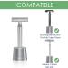 Linkidea Aluminum Alloy Razor-Plane Stands - 2 Pack for Bathroom Worktops - Manual Razor Holder in Silver Gray - International Shipping Available - Buy Online on GoSupps.com