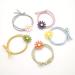 Cuhair Daisy Design Elastic Hair Ties - 10pcs | International Shipping Available - Buy Online on GoSupps.com