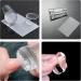 Famidiqgo Nail Stamper - Clear French Tip Nail Art Tool with Scraper | Soft Silicone DIY Manicure - Buy Online on GoSupps.com