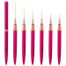6 Pcs Nail Liner Brush Set - Detail Thin Brushes for Nail Art Acrylic Painting & Design | Fine Dotting Tools (Sizes 5/7/9/11/15/25mm - Buy Online on GoSupps.com
