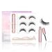 Eyelashes Magnetic Eyelashes Convenient 3-Pack Magnetic Lashes Magnetic Eyelashes with Applicator Reusable Magnetic Eyelashes Eyelashes Magnetic Lashes Magnetic Eyelashes Natural Look No Glue 25-T10-03