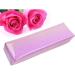 ZERIRA Stripe PU Leather Nail Art Hand Pillow | Waterproof & Sweatproof Soft Arm Cushion Rest Holder - Purple - Buy Online on GoSupps.com
