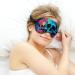 Blacklight Skull Trippy Skeleton Sleep Eye Mask for Women Men | Elastic Strap/Headband for Sleep Travel Nap - Buy Online on GoSupps.com