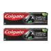 Colgate Charcoal Clean Oral Care Toothpaste Bamboo Charcoal and Mint (Black Gel) 120g (Pack of 2)