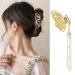 Butterfly Hair Clips Metal Hair Clip Large Claw Clips Women's Claw Clips Hair Clips Butterfly Metal Beautiful Hair Accessories for Girls and Women