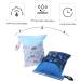 Buy Minkissy Women s Double Zip Storage Bag - Portable Menstruation Pad Organizer for Travel - 2 Piece Set 35x23cm - Buy Online on GoSupps.com