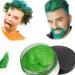 Hair Color Wax Natural Matte Hairstyle for Party. Cosplay Halloween (green) green