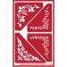Armour Etch Reusable Glass Etching Stencils - Victorian Corner Ornate Border Theme | Vintage Classic Design | 2 Stencils with Brush - Buy Online on GoSupps.com