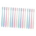 Partykindom 4 boxes 8 pieces toothbrush teeth wash brush handle camping travel brush for dental care pick or