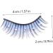 FRCOLOR Diamond Lashes 10 Pairs Lashes Natural False Reusable Soft Light Fake Lash Artificial Fiber Eyelash Diamond False Eyelashes - Buy Online on GoSupps.com