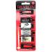 Revlon Rubberized Double Grip Black Hair Clips, 6 count Rubberized Black 6 Count (Pack of 1)