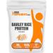 BulkSupplements.com Barley Rice Protein Powder - Vegan Protein Powder Unflavored Protein Powder - Dairy Free Protein Source 30g per Serving 500g (1.1 lbs) (Pack of 1) Coffee 16 Servings (Pack of 1)