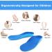Kids Orthotic Arch Support Insoles for Flat Feet & Plantar Fasciitis - Blue, Size 5-7 M US Big Kid - Buy Online on GoSupps.com