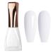 White Nail Polish - Milky White Nail Polish - Pure White Nail Varnish - White Nail Varnish Quick Dry - Oil-Based Formula Long Lasting Nail Polish for DIY Nail Art Manicure at Home