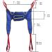 Divided Leg Sling for Elderly Disabled Patient Hoist Sling Use with Patient Lifts and Ceiling Hoists for Paralyzed Elderly and Disabledload-230Kg/507Lb L Large - Buy Online on GoSupps.com
