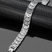 Vicmag Men Magnetic Bracelet | Titanium Steel | Double Row 3500 Gauss | Adjustable Wristband | Jewelry Gift Box | Silver Gold - Buy Online on GoSupps.com
