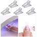 5 Pieces Transparent Nail Tool Clips - Nail Art Clamp for Perfect Tips | International Shipping - Buy Online on GoSupps.com