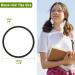 Shynek 150Pcs Black Small Hair Ties (4mm) - Bulk Elastic Hair Bands - Buy Online on GoSupps.com