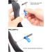 Bike Bicycle Tubeless Presta Valve Extender Extension Pack (2pcs) 45mm & 80mm - Removable Core Wrench Included - Buy Online on GoSupps.com
