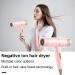 Hair Dryer with Built-in Black Care Technology 800w High-power Blue Light Negative Ion Blow for Mute Quick Drying uk Pink UK Plug UK Plug Pink - Buy Online on GoSupps.com