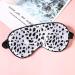 Cow Print Silk Sleep Mask - Soft Blindfold for Sleeping, Napping, and Traveling - Buy Online on GoSupps.com