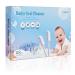 XANAD 48PCS Baby Toothbrush  Newborn Baby Tongue Cleaner  Baby Oral Cleaner  Disposable Tongue and Gum Cleaner  Soft Gauze Toothbrush Infant Oral Cleaning Stick Dental Care for 0-36 Months Baby B-48pcs