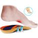 PCSSole 3/4 Orthopedic Insoles for Flat Feet & Plantar Fasciitis | Heel Pain Relief Inserts for Men & Women EU43-46 - Deep Blue - Buy Online on GoSupps.com