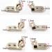 Set of 10 Eyeglass Hinges for Plastic Frames - Ideal for Travelers & Repairs | Eyeglass Accessories (3.5MM Color) - Buy Online on GoSupps.com