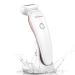 Electric Lady Shaver - Painless Womens Razor Bikini Trimmer Cordless Wet & Dry Shaver for Women Legs Underarms Pubic Hair - Rechargeable Waterproof Body Shaver