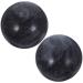 2 Stk Chinese relaxing B Lle black baoding ball Healing stress balls massage balls jade -ball handball massage stone baoding balls fascia set exercise ball marble older medium black