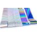 Xptieeck 10 Rolls Nail Foils Polish Stickers Metal Color Starry Paper Transfer Foil Wraps Adhesive Decals Nail Art Decorations - Buy Online on GoSupps.com
