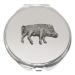 Boar Running Compact Mirror Handbag Gift With Free Engraving 35