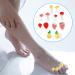 FRCOLOR Silicone Toe Separators and Nail Spacers - 24PCS Fruit Shape Dividers for Nail Polish and Pedicure DIY - Buy Online on GoSupps.com
