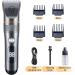CalmGeek Dog Clippers Dog Grooming Clippers Kit Rechargeable Pet Clippers Low Noise Pet Hair Clipper with Comb 5 Speed for Dogs Cats Pets Hair Trimmer - Buy Online on GoSupps.com